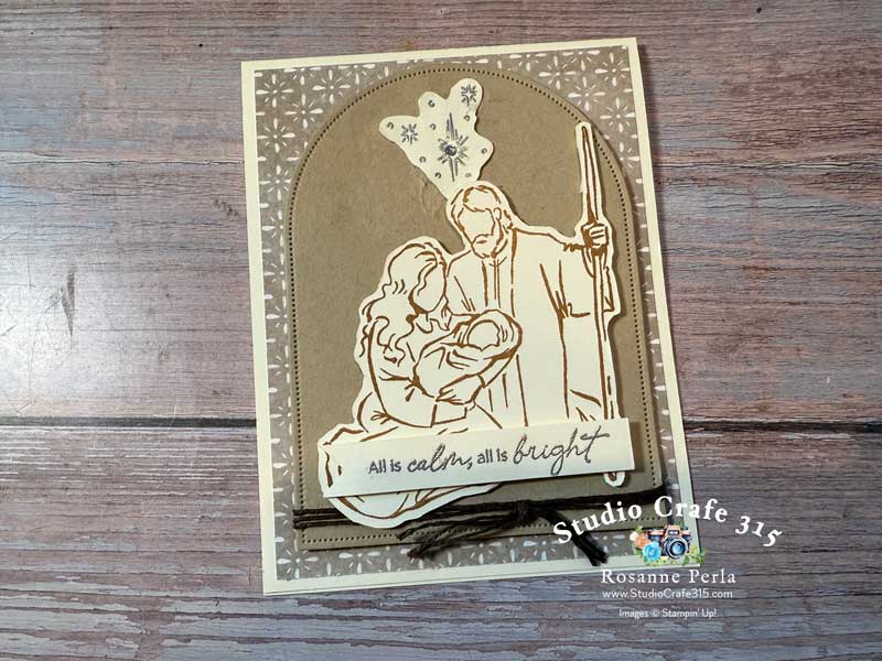 A Child Is Born Card #1 - Kit To Go With Tutorial