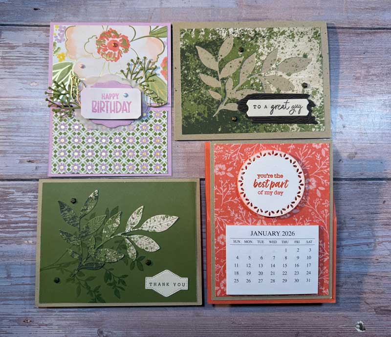 Create 4 Beautiful Cards