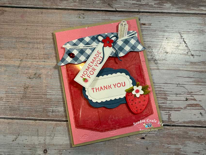 Jam Jar Card Part of Tutorial and Class
